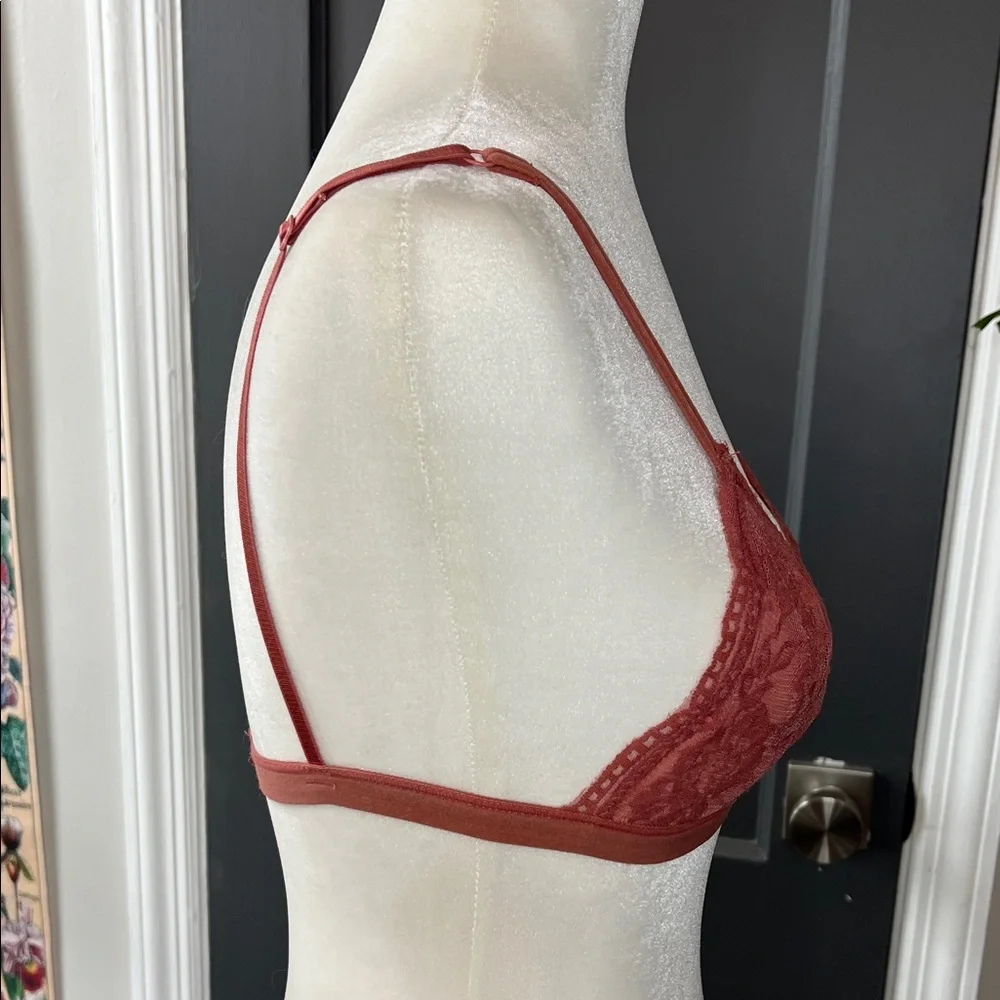 Anemone Rust Lace Bralette - Picture 2 of 8